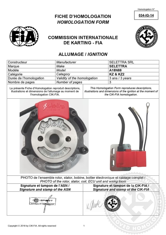 foto di rotori, statori, cablaggi ECU unit - accensione KZ