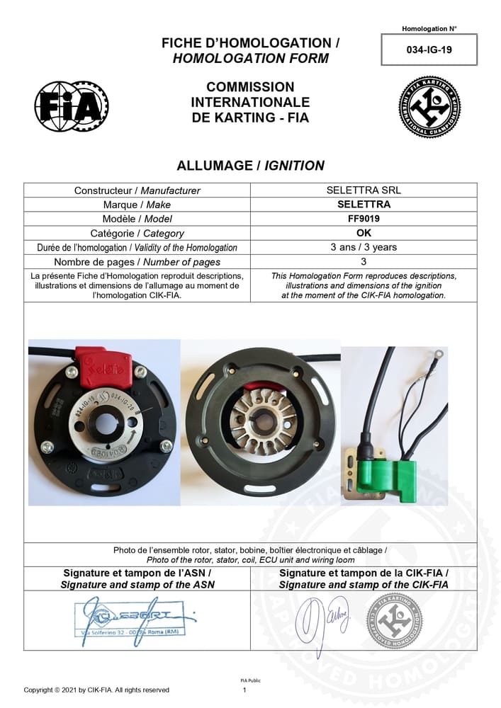 foto di rotori, statori, cablaggi ECU unit - accensione OK